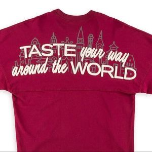 Disney Parks Epcot Food & Wine 2018 Spirit Jersey XXL Taste Around World NWOT